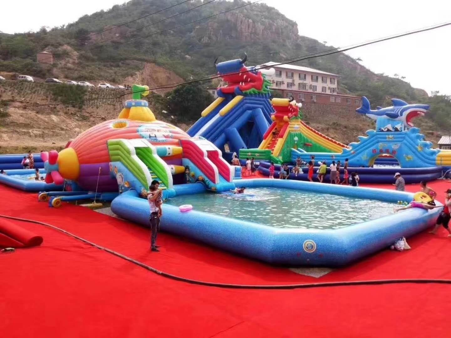 洛川深海潜艇儿童乐园充气游泳池